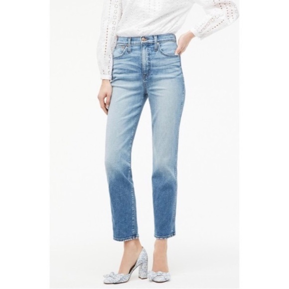 J.Crew Stovepipe Jeans in Warm Atlantic - Picture 1 of 7